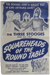 27'' x 41'' One-Sheet Poster for The Three Stooges Film ''Squareheads of the Round Table'', Columbia 1948 -- NSS# 48/5058 -- Chipping & Closed Tears to Margins, Tear at Bottom Repaired, Good Plus